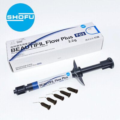 Shofu Dental 2015 Beautifil Flow Plus F03 Low Flow Composite Syringe A2 2.2 Gm