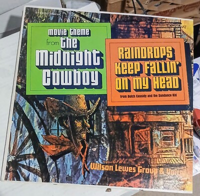 Wilson Lewes And Voices Lp The Midnight Cowboy Rain Drops Keep Falling On My...