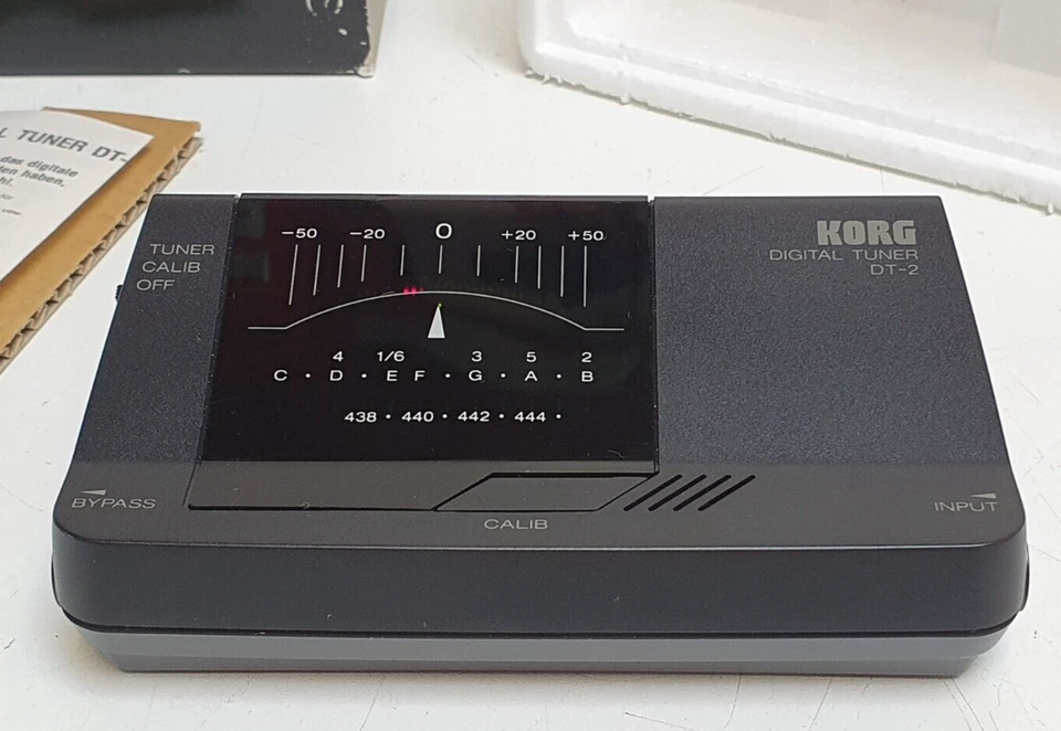 KORG DT-2 DIGITAL TUNER AUTO CHROMATIC Profi DJ Retro Selten