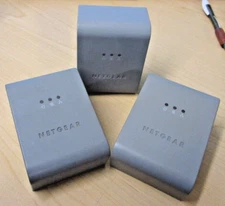 LOT OF 3 Netgear XAV101 Powerline AV Ethernet Adapter