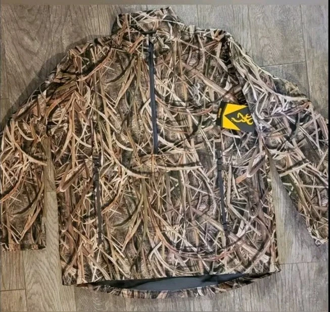 Browning Wicked Wing Smooth bore 1/4 Zip Hunting Jacket Pullover Camo XXL NWT - Image 2 of 4