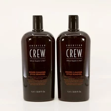 American Crew Power Cleanser Style Remover Daily Shampoo 33.8 Oz (pack of 2)