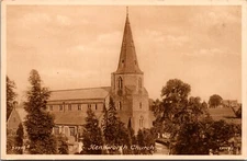 Kenilworth Church Postcard RPPC Real Photo Postcard Kenilworth, England