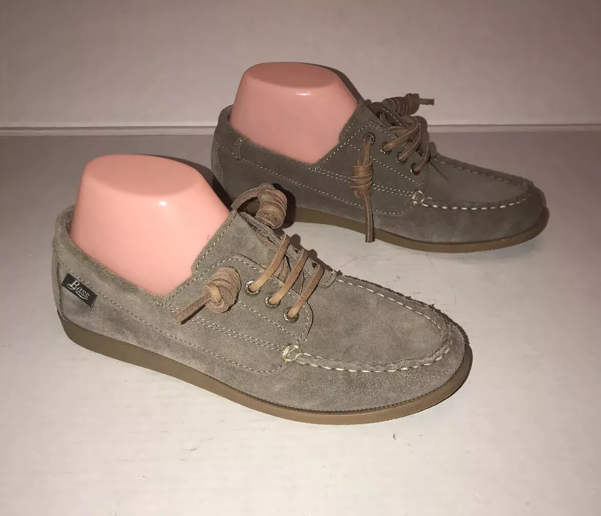Bass moccasins shop lace up