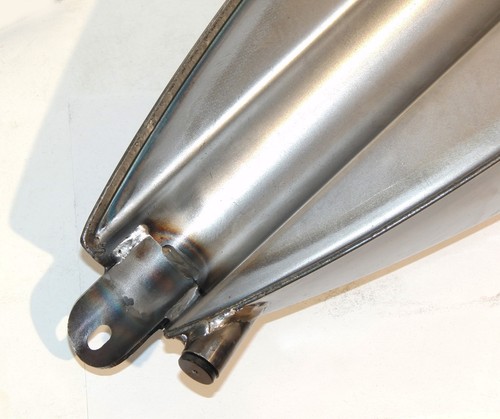GAS TANK NARROW 1.6G HARLEY MINI SPORTSTER FRISCO CHOPPER BOBBER STYLE RAW - Picture 5 of 8