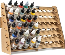 Paint Rack For 26mm Model Paints Hobby Craft Vallejo Army Wall Painter Organizer