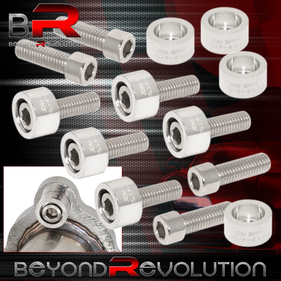 K-Series para Honda Acura luxo alumínio motor compartimento para-choque lavadora tarugo - Imagem 3 de 4