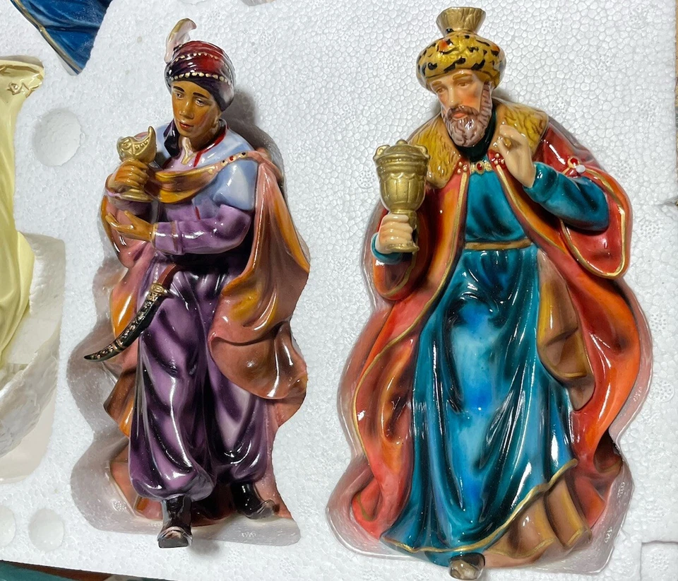 Homco домашние интерьеры фарфора Рождество полный 11 изделий красивый - Изображение 3 из 4