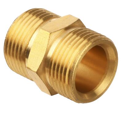 Pressure Washer Coupler Metric M22 15mm Male Thread to M22 14mm Male 4500 PSI