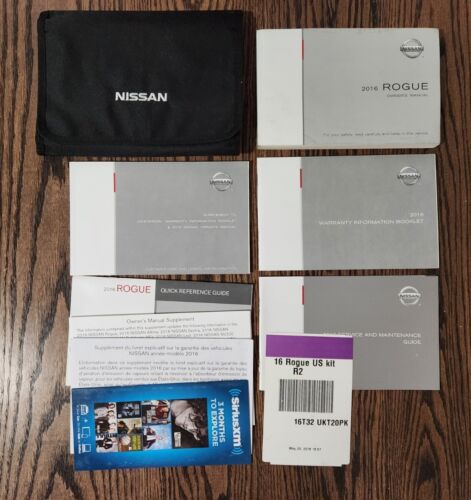 2016 Nissan Rogue manuel du propriétaire manuel guide de l'utilisateur livraison gratuite OEM #982B - Photo 1/1