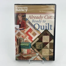 Sewing with Nancy Zieman - Already Cut, Ready to Quilt (DVD, 2008) NEW SEALED