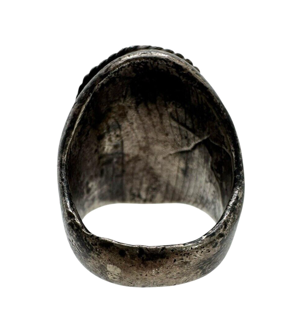 Native American Heavy Solid Sterling Silver Turqu… - image 4