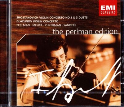 THE PERLMAN EDITION - Shostakovich, Glazunov / Itzhak Perlman (CD, EMI, 2003)