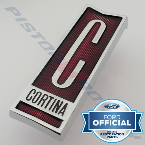 CORTINA Grille Badge Candy Red Brand New for FORD MK2 MKII Super deluxe GT Grill - Bild 2 von 3