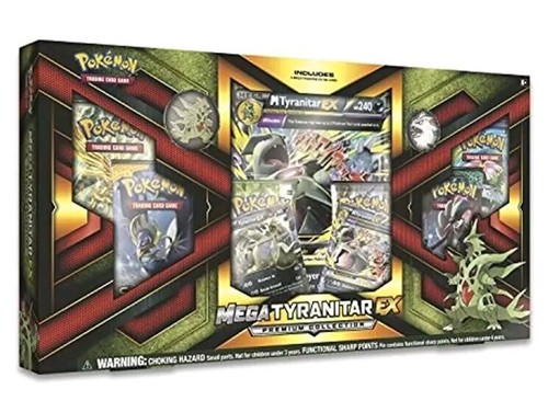 Rare 2017 Pokemon Mega Tyranitar-EX Premium Collection New And Sealed - Picture 10 of 13