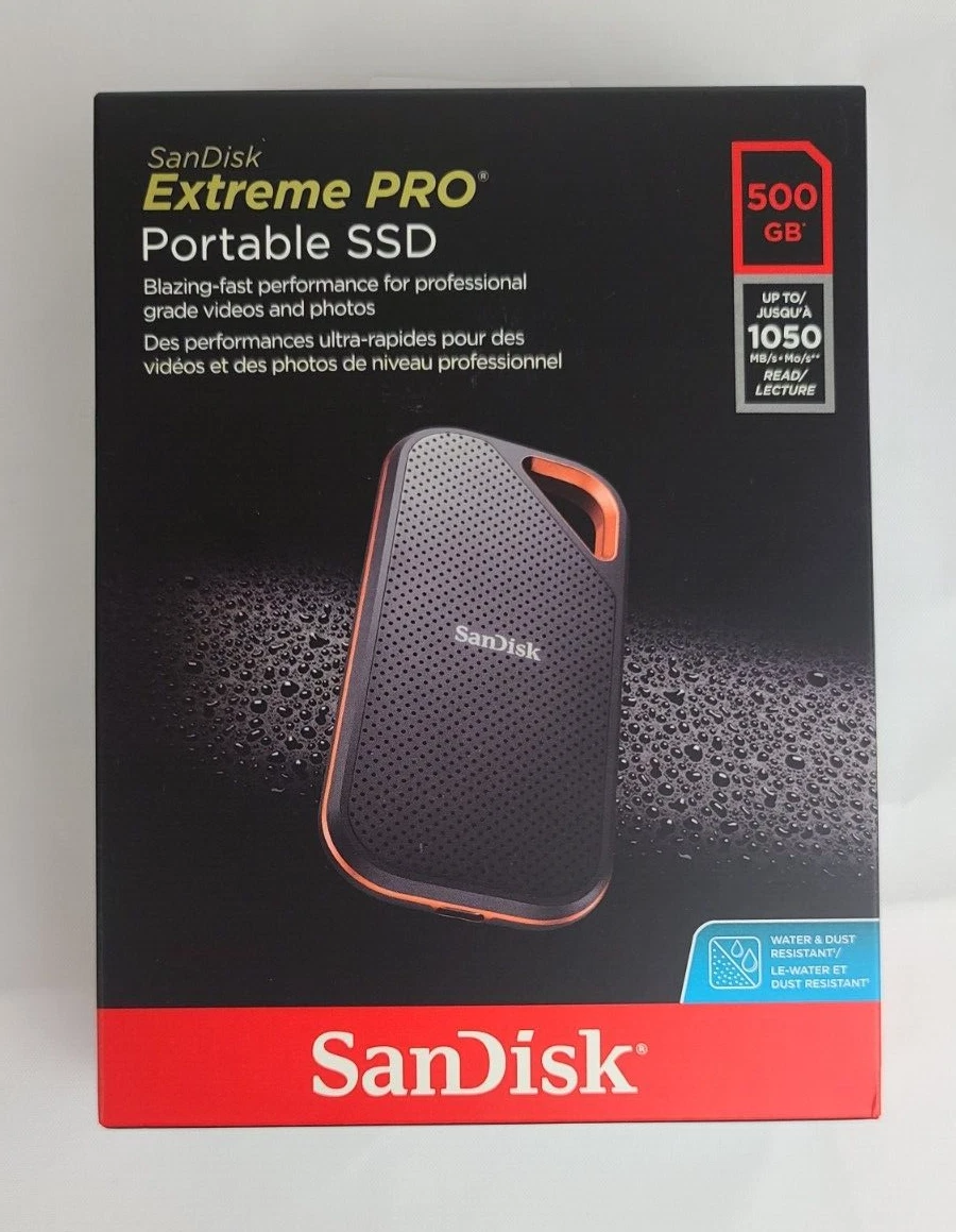SanDisk SDSSDE612T00G25 2TB External SSD Hard Drive Black