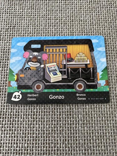 gonzo amiibo card