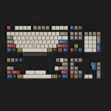 Retro 100 light Dye Subs PBT Cherry Profile Keycap Set