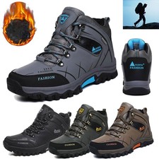 Mens Snow Boots Waterproof Winter Walking Hiking Shoes Outdoor Trainers US