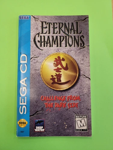 Eternal Champions: Challenge From the Dark Side (Sega CD, 1994) Manual