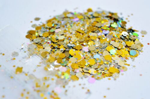 Chunky Glitter Mixes 10g (Craft,Cosmetic Grade, Nail, Face,Eyes, Hair,Festival) - Picture 26 of 52