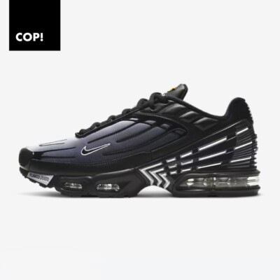 Nike Tn Air Max Plus 3 III UK 11 Black 