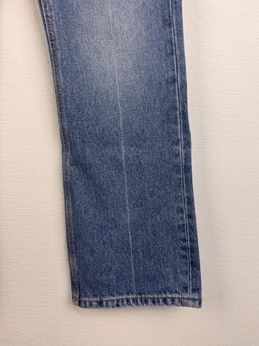 Pantalones de mezclilla MSGM Milano azules rectos elásticos con cremallera cómodos talla 50 - Imagen 4 de 22