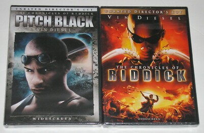 Sci-Fi Action DVD Lot - Pitch Black & The Chronicles of Riddick
