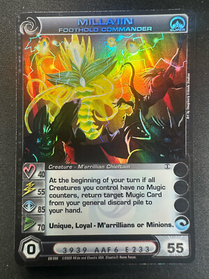Chaotic 2 Max ES Milla'iin Foothold Commander 79/200 AU 1st Ed