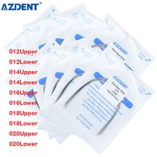 Azdent Dental Ortodoncia Alambres Redondo De Acero Forma Inoxidable Arco Natural