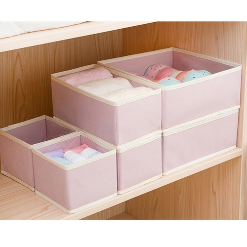 Fabric Storage Box Boxes Lingerie Organizer for Drawer Underskirt Case - Picture 10 of 12