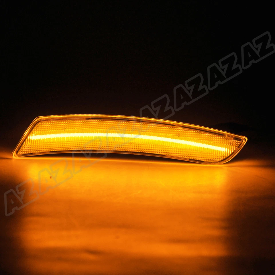 For Cadillac ATS CTS 2015-2019 LED Side Marker Light Amber Front Bumper Lamp 2X Foto 2 de 4