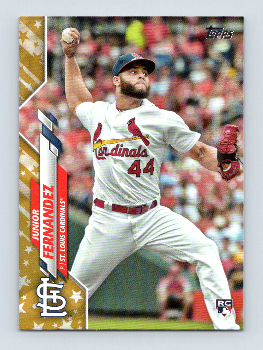 2020 Topps Gold Star #615 Junior Fernandez St. Louis Cardinals