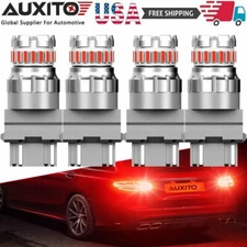 4*LED Brake Stop Tail Light Bulbs 3157 3057 Red for Chevy Silverado 1500 99-2013