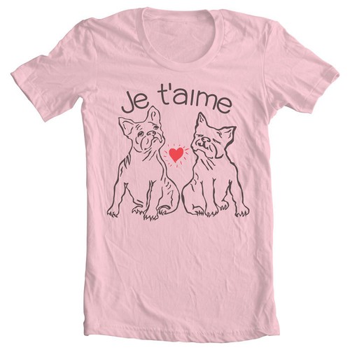 FRENCH BULLDOG Shirt Frenchie T shirt Parlez-Vous Francais? Do you Speak French? - Picture 3 of 7