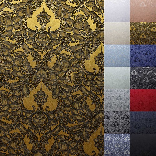 Jacquard Stoff Polyester Baumwolle geprägt Polyester Baumwolle Pagode Vintage - Bild 31 von 36