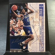 1994 Upper Deck Collector's Choice Silver Signature Donyell Marshall #387 Rookie