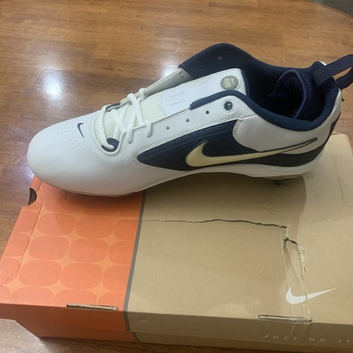 Nike Air Zoom Barracuda Football Cleats SZ 15 Medium White Navy Blue 116054-101 - Picture 7 of 12