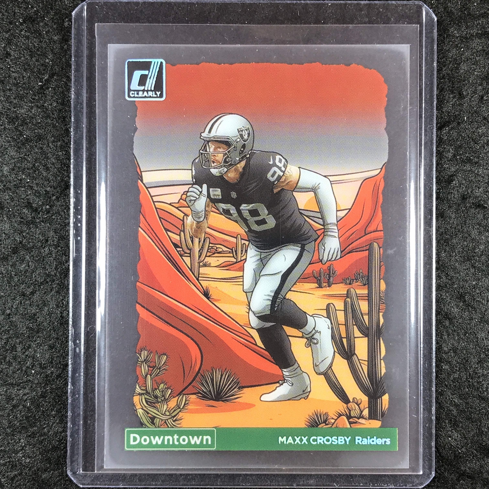 2024 Clearly Donruss Football MAXX CROSBY Downtown SSP #23