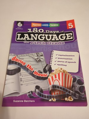 180 Days of Language for Fifth Grade by Barchers, Suzanne I. CD included!