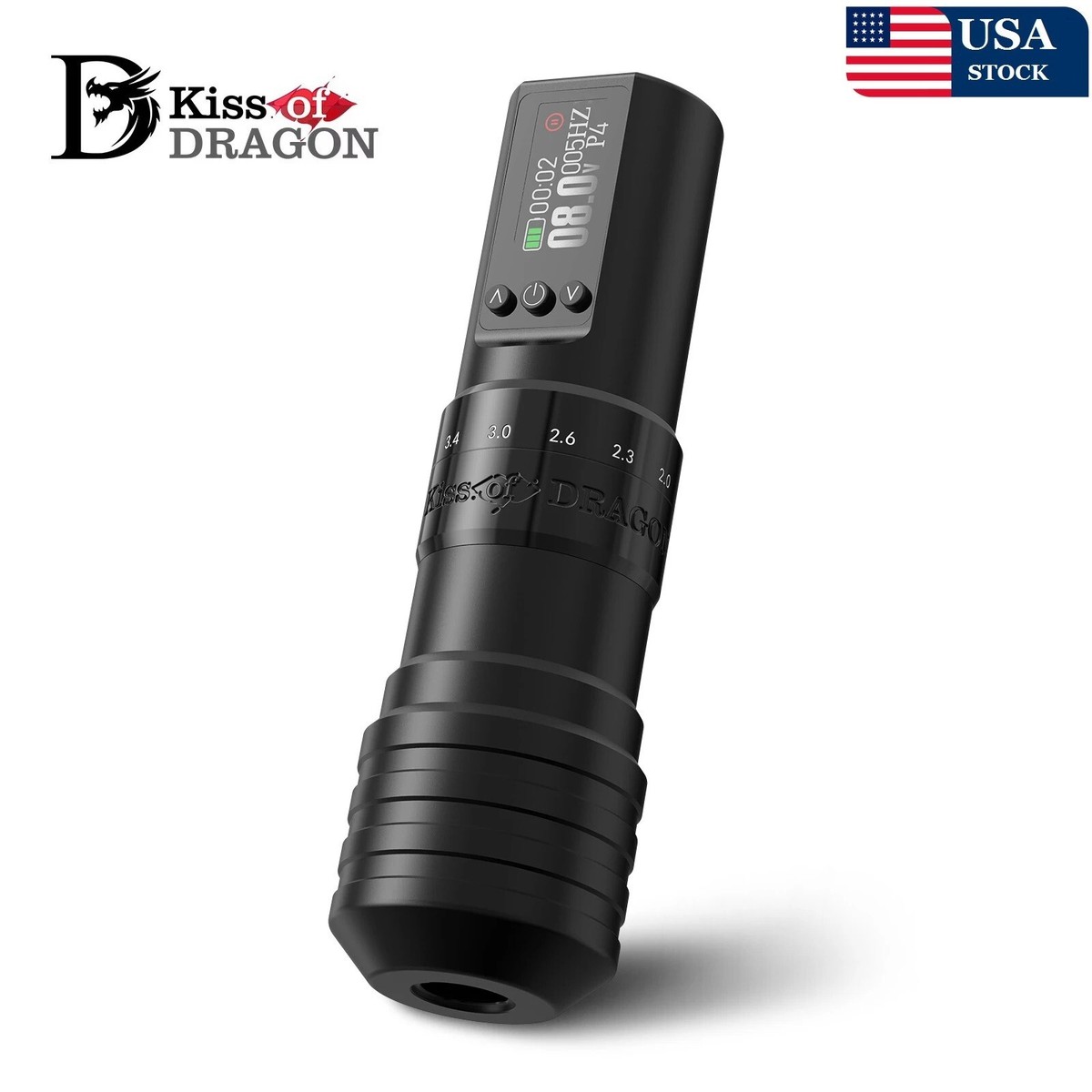 Kiss of Dragon V1 Wireless Tattoo Machine Rotary Tattoo Gun