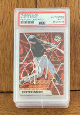 Buster Posey Signed Autographed 2021 Mosaic Red Reactive Prizm PSA/DNA Authentic
