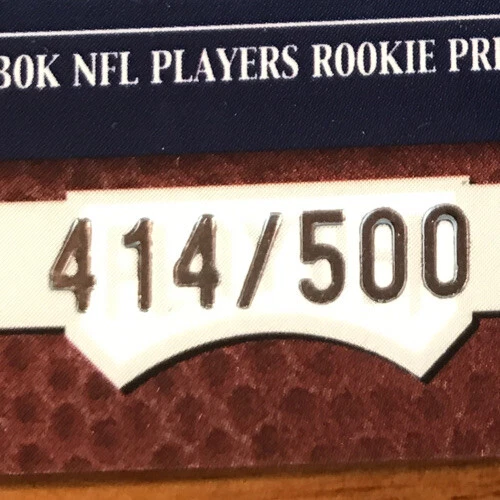 2002 Playoff Piece Of The Game Rookie Jersey Rohan Davey #102 #’d 414/500 - Image 3 of 3