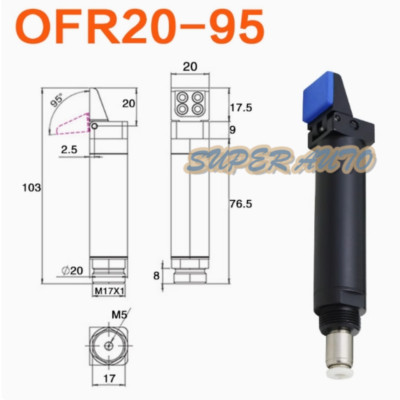 1Pcs New Robot beveling fixture Pneumatic fixture OFR20-95