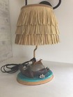 New ListingDisney Store Jungle Book Table Lamp Light Baloo & Mowgli Straw Shade
