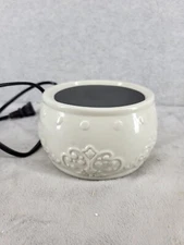 Intertek Wax Warmer Burner Ceramic Round Candle Melter - No Top!