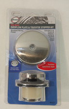Danco 89237 Overflow Plate Touchtoe Stopper Kit Brushed Nickel New SET2