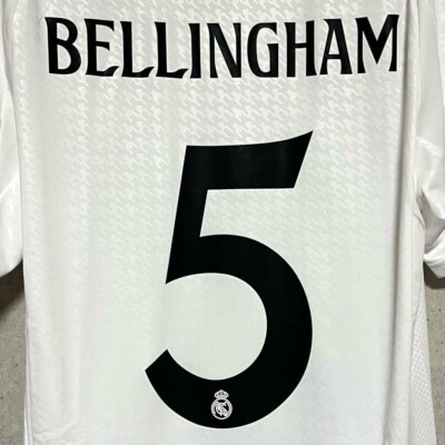 Jude Bellingham Real Madrid 24/25 #5 Jersey New with Tags Size M F