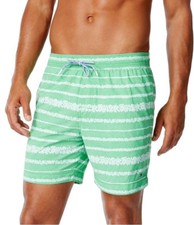 New Mens Tommy Hilfiger Coolidge Floral Print Stripe Swim Trunks Shorts XXL