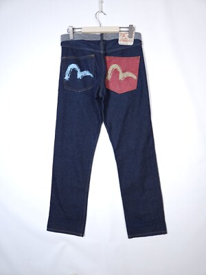 Vintage Evisu Jeans Japanese Straight Y2K Men size W33 L33
